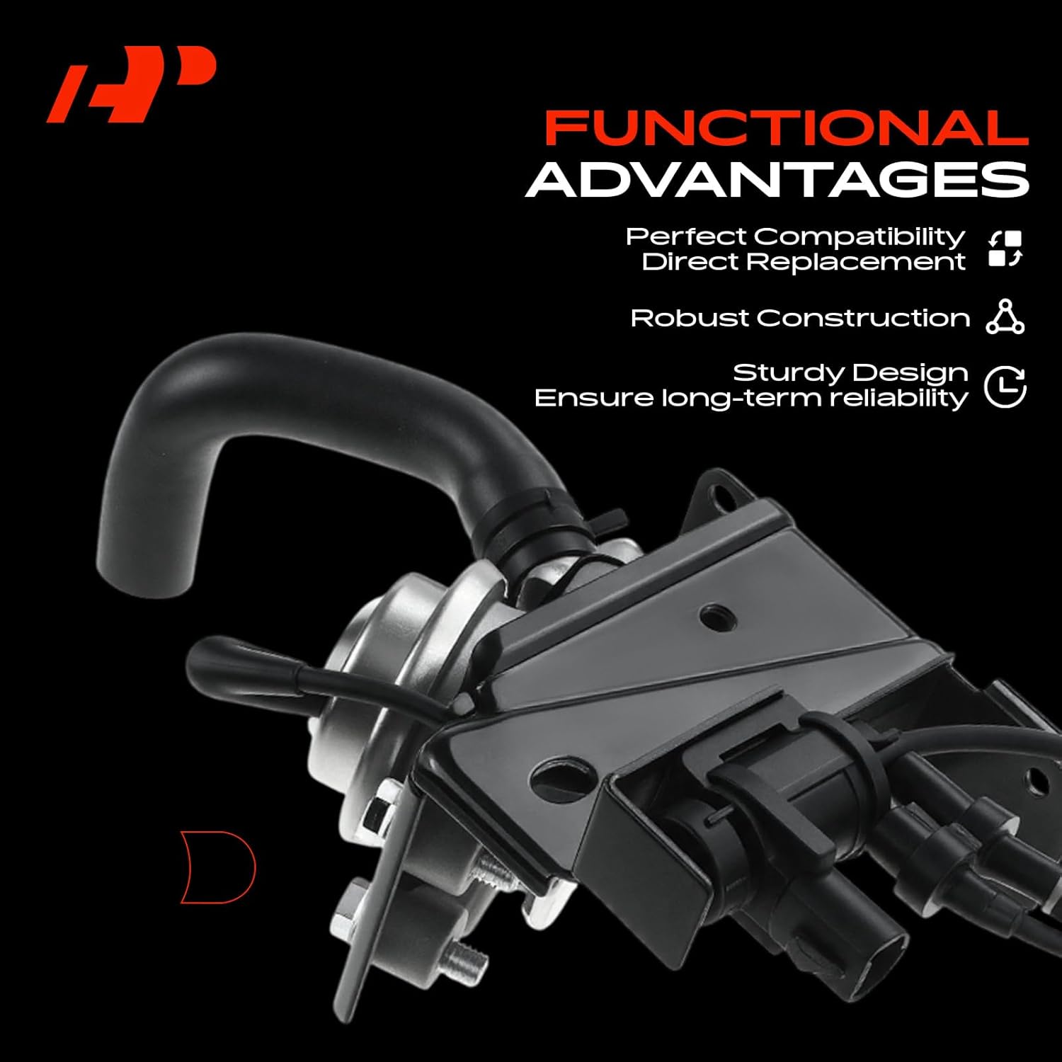 A-Premium Secondary Air Injection Check Valve, Air Pump Check Control Valve, Compatible with Ford Fusion & Mercury Milan, 2006 2007 2008 2009, 2.3L L4 Petrol, Replaces OE 6E5Z9F491A, 6E5Z9F491B