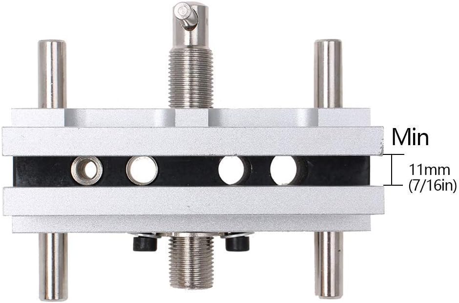 AUTOTOOLHOME Self Centering Doweling Jig Step Drill Guide Bushings Set Wood Dowel Jig Woodworking Joints Tools - - 