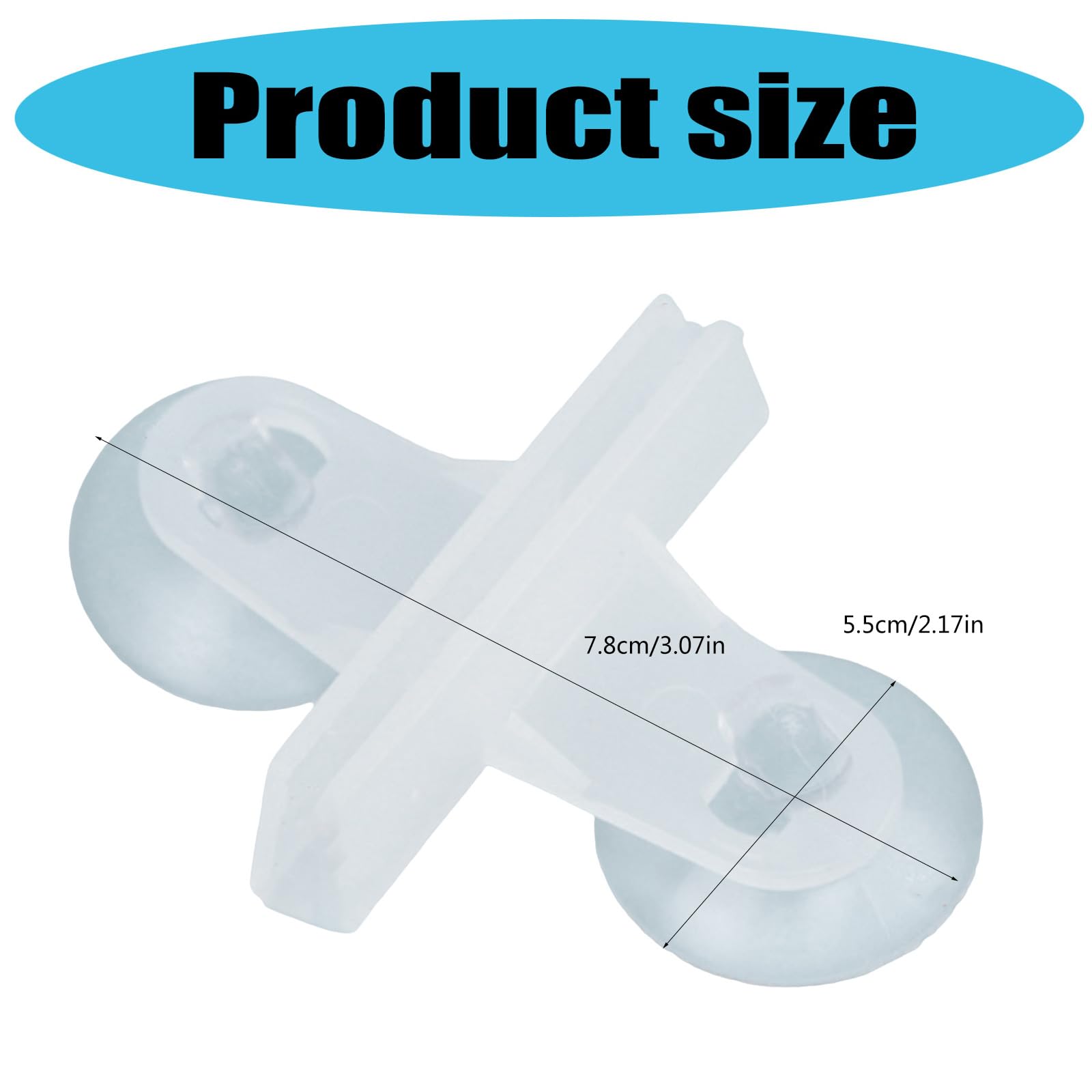 40 Stück PVC Aquarium Tanks Trennclips mit Saugnäpfen für Fischtrennung und Zucht