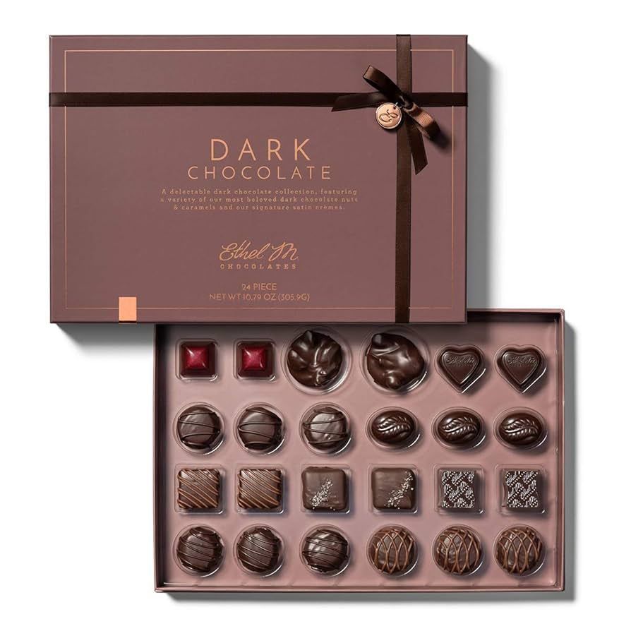 Amazon.com: Ethel M Chocolates 24 Piece Premium Dark