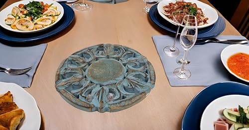 Miniatura 5 de Salvamanteles de madera hechos a mano para platos calientes, platos y ollas, almohadilla caliente para cocina y comedor, decoración de mesa de