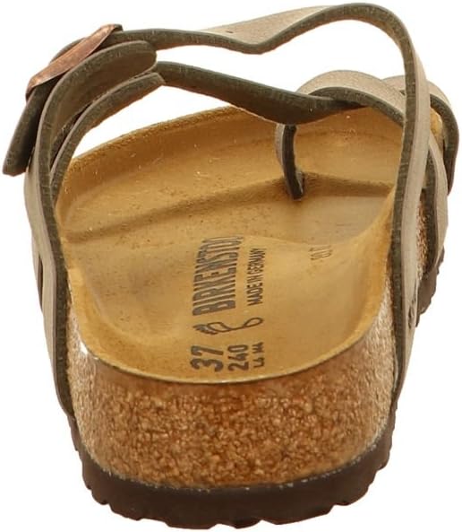 Birkenstock Womens Mayari Birko-Flor Sandal 10 Stone