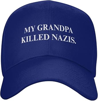 My Grandpa Killed Nazis Hat for Men Womenbaseball Caps