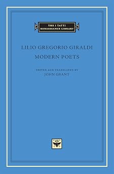 Modern Poets The I Tatti Renaissance Library