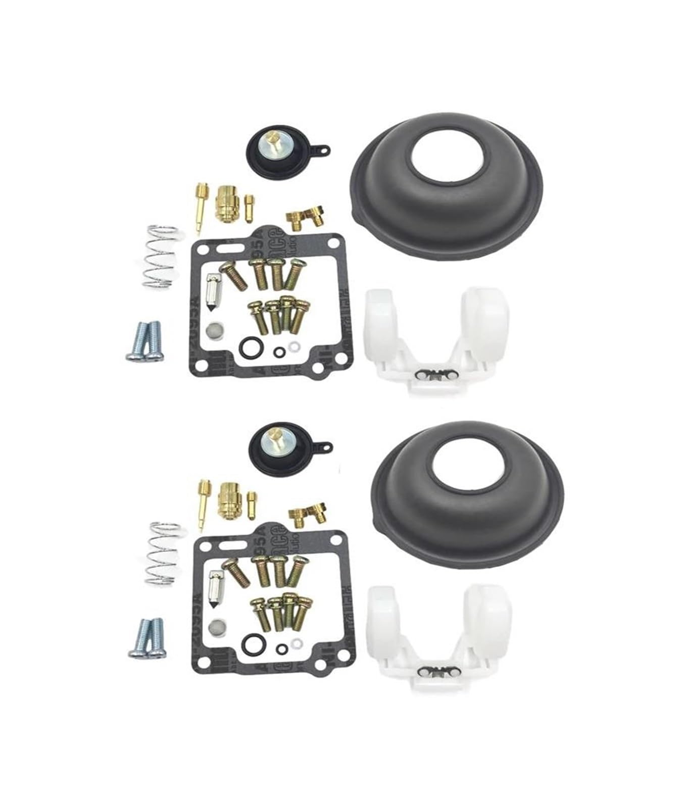 2 Sets Carburetor Repair Kit Configure Vacuum Diaphragm and Float for Yam&aha Virago XV750 1988-1998 XV 750