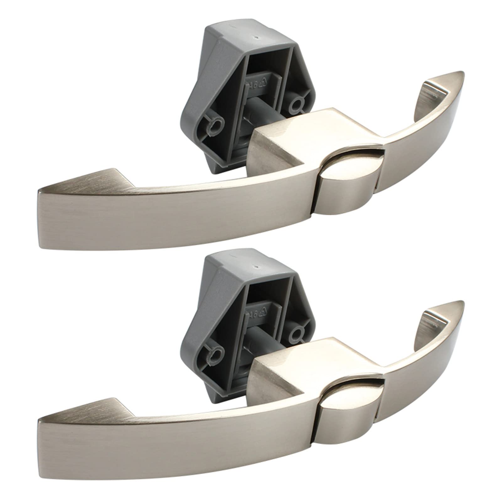 10 sztuk/rozmiar otworu 128 mm camping push lock RV marine car szafka domowa przycisk blokady drzwi szufladowych blokada drzwi do mebli sprzęt,Wszechstronne Zastosowanie(Nickel wire drawing)