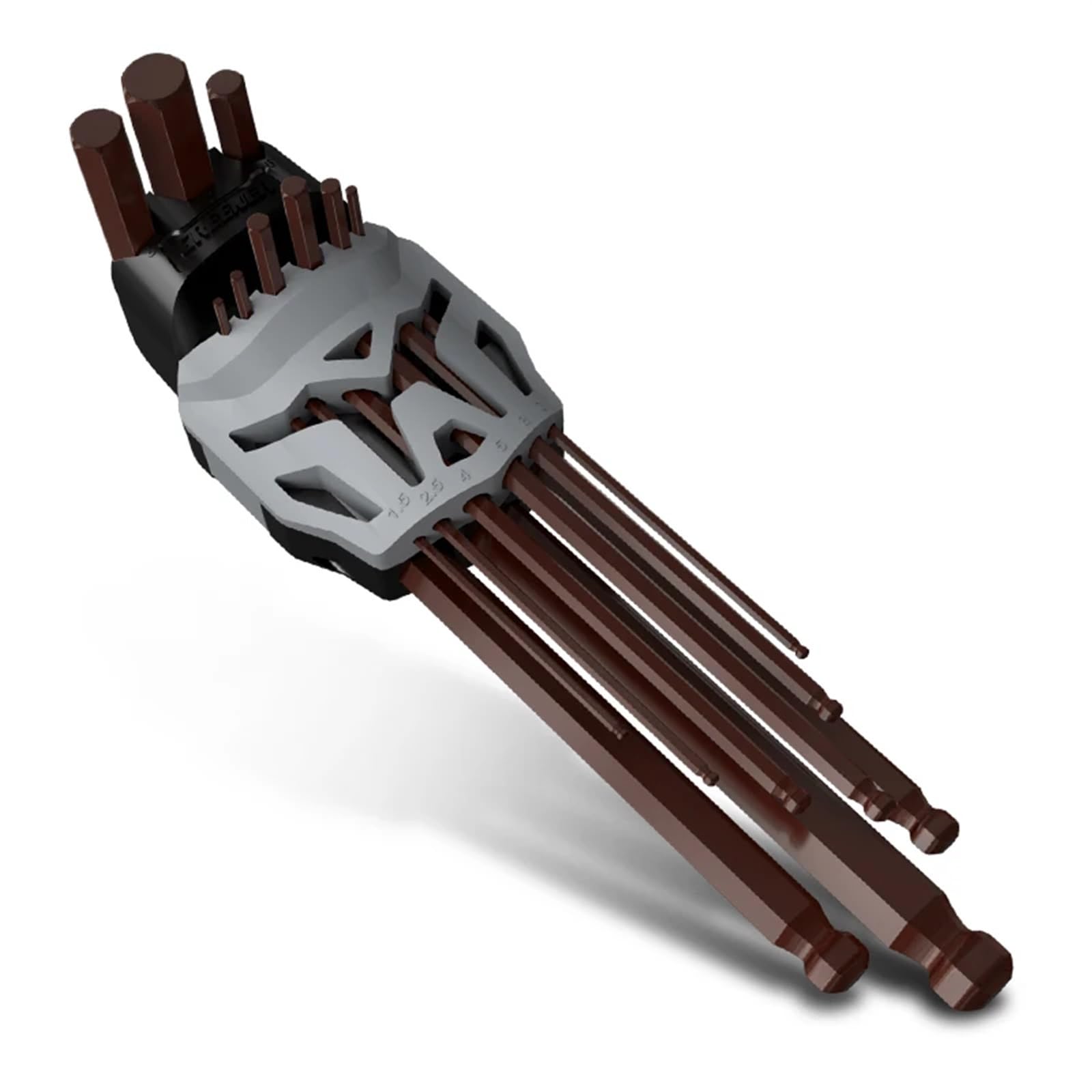 Hnulgvi Long Type Hexagonal Spanner With Flat Head Hexagon Wrench Set Multifunctional Allen Spanner Mini Hex Key Kits Alloy Steel Universal Repair Tools(Long)