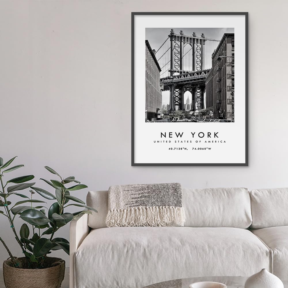 Póster de pared de viaje en blanco y negro, póster de paisaje urbano de Ámsterdam, Arizona, Barcelona, Chicago, París, Nueva York, Los Ángeles, Londres, Roma, Sydney, Singapur, Toronto, Tokio