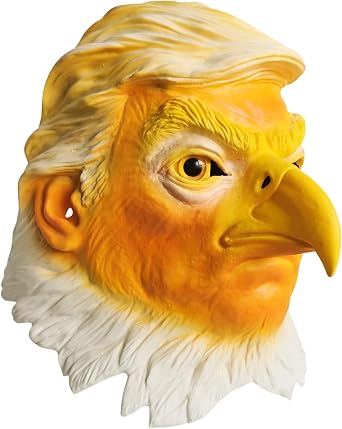 Eagle Head Mask Halloween Realistic Mask Latex Full Head Mask for Halloween Cosplay Carnival Costume Party