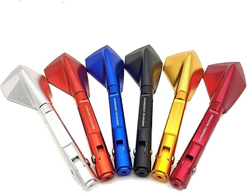 Miniatura 2 de Espejo de la motocicleta Espejos CNC aluminio motocicleta manillar retrovisor espejos azul para BMW S1000RR S1000XR S1000r Gs 1200 F 650 700 Gs