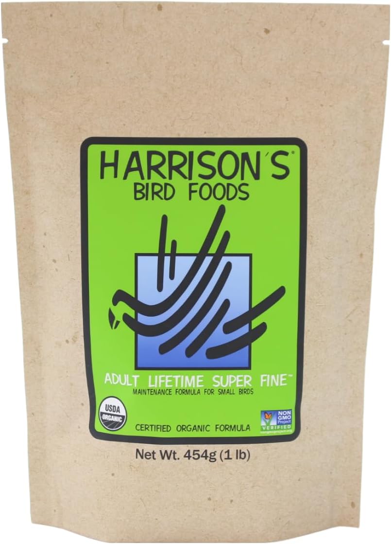 Amazon Harrison's Bird Foods ハリソンバードフード アダルトライフタイム スーパーファイン 454g インコ