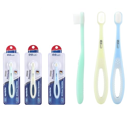 Cepillo de dientes ultra suave, cepillo de dientes para bebé, cerdas de hilo dental extra suaves sin BPA con limpiador de lengua, cepillo suave para