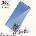 TheGiftKart Crystal Clear Back Cover Case for Samsung Galaxy M32 4G / M32 Prime | Shock Proof 360° Protection | Hard Clear Back Cover Case for Samsung M32 4G / M32 Prime (PC & TPU, Transparent Bumper) gallery image