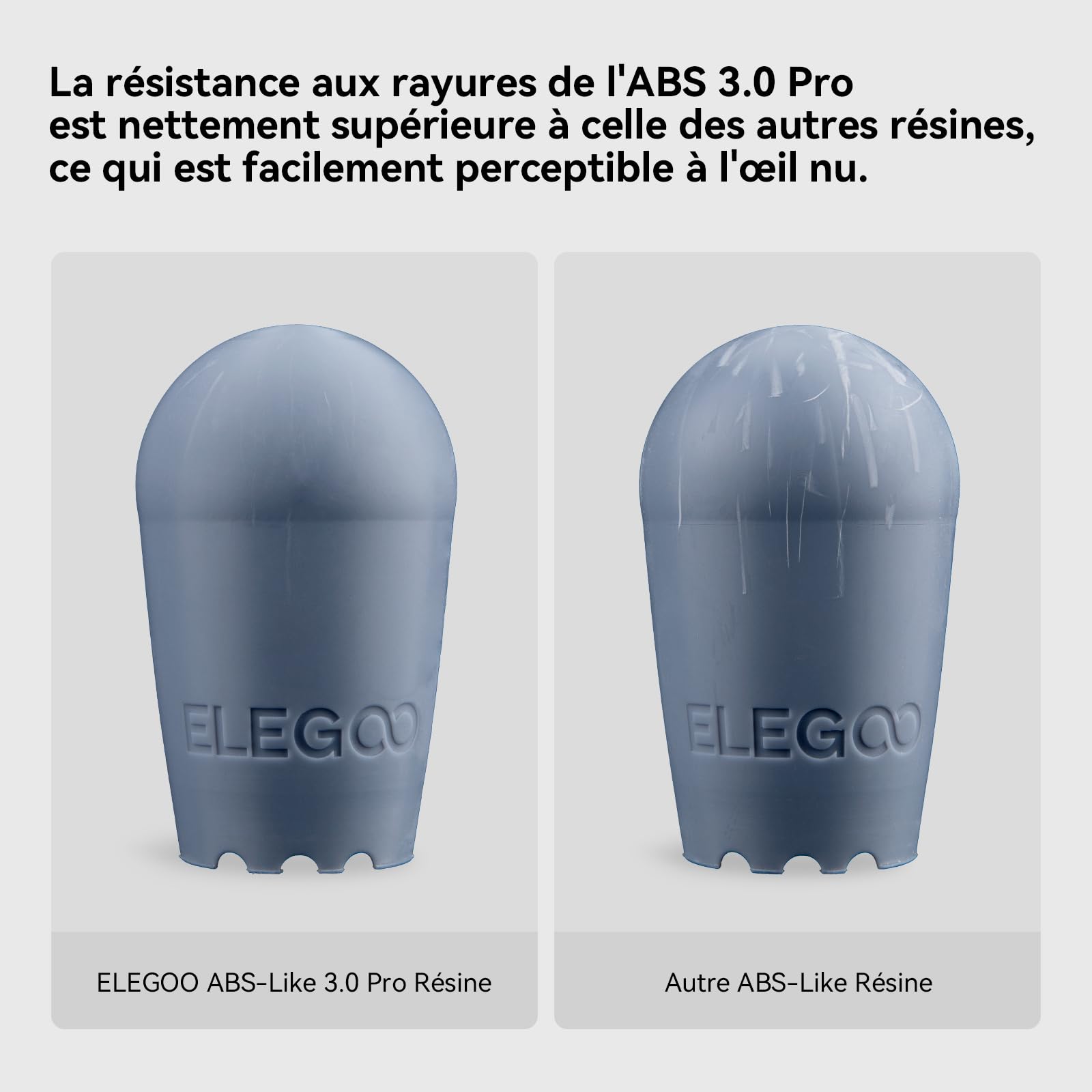 ELEGOO ABS-Like 3.0 Pro Résin, Beige 2000g, Résine d'Impression 3D Améliorée pour une Meilleure Résistance à la Chaleur et aux Rayures, Compatible avec la Plupart des Imprimantes 3D LCD/DLP/MSLA