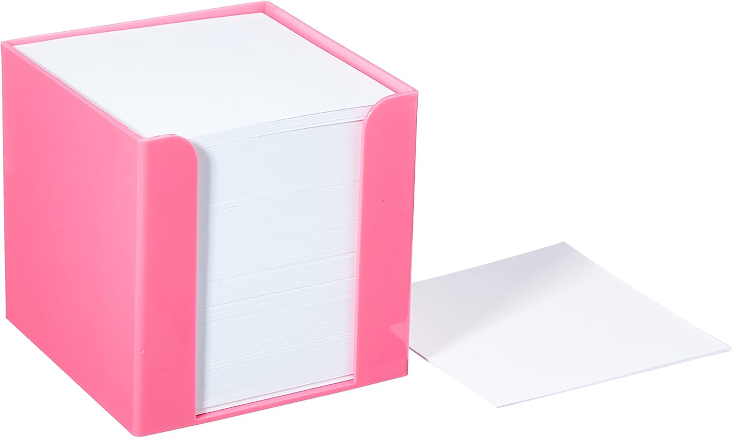 Herlitz 50015887 Memo Box 9 x 9 cm with 700 Sheets, Indonesia Pink