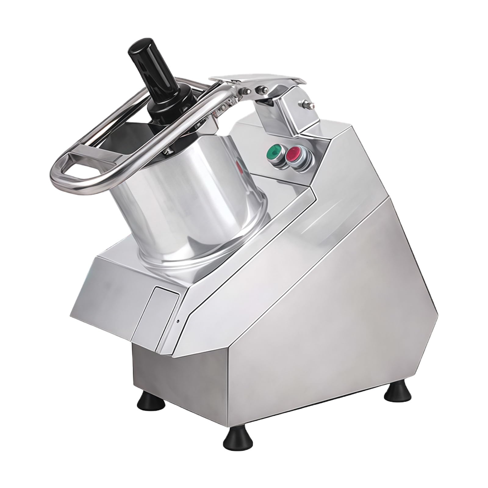 BANGBANGJI Tagliaverdure Automatico Multifunzionale Commerciale da 750 W e Robot da Cucina, affettatrice per Patate e cipolle, con 6 Lame Staccabili, Adatto per cucine Commerciali