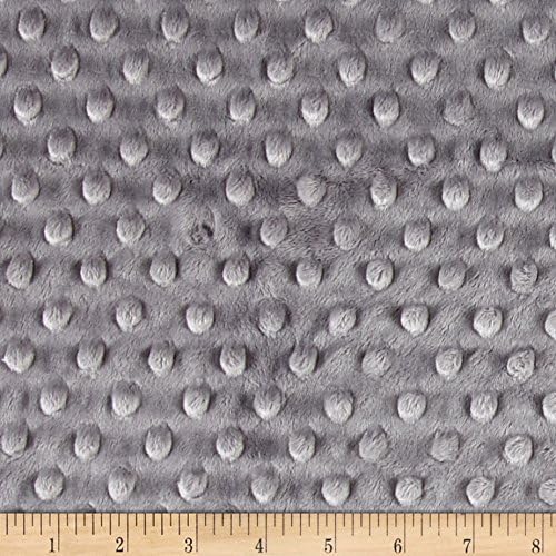 Shannon Minky Cuddle Dimple Steel, Fabric by the Yard
