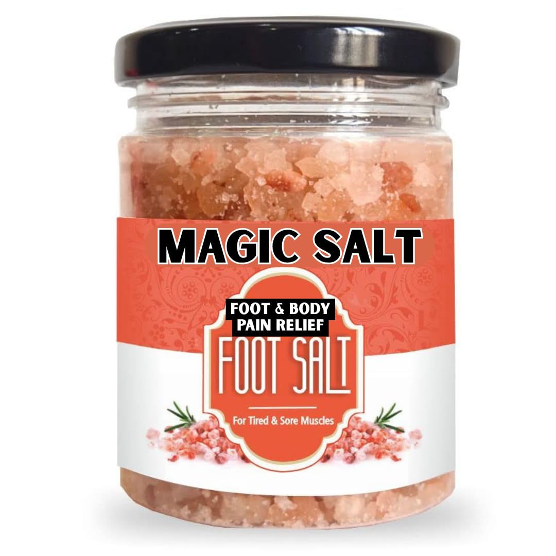 Magic Salt Himalayan Pink Salt Foot Soak, Natural Pain Relief for