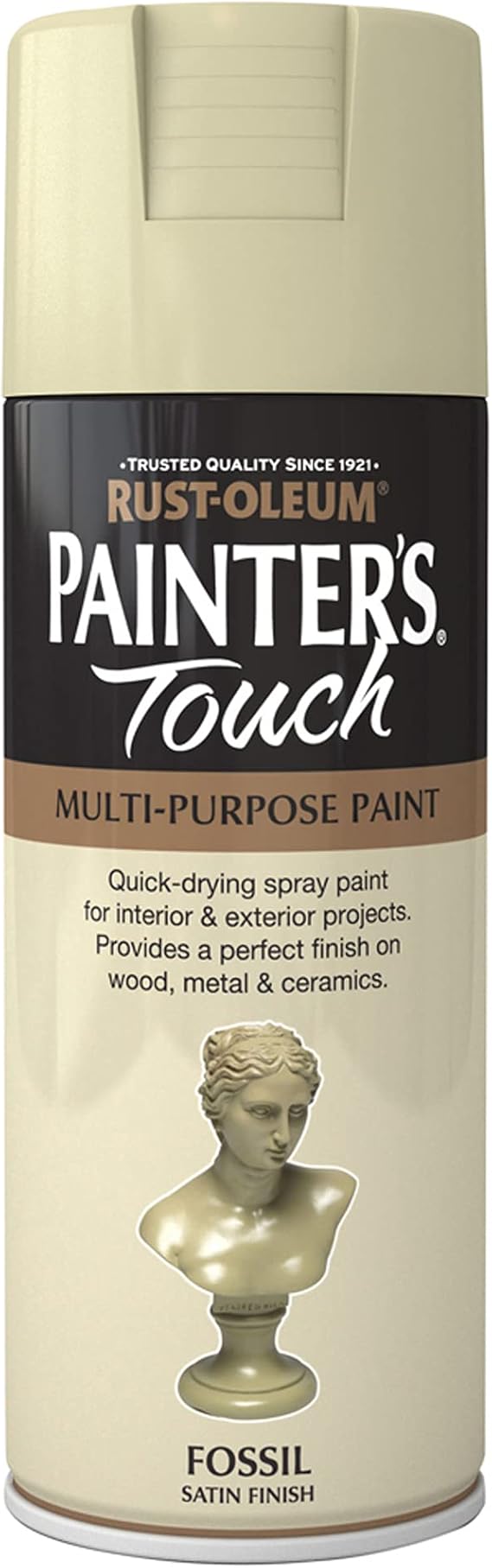 RustOleum 400ml Painter's Touch Spray Paint Fossil Satin Amazon.co