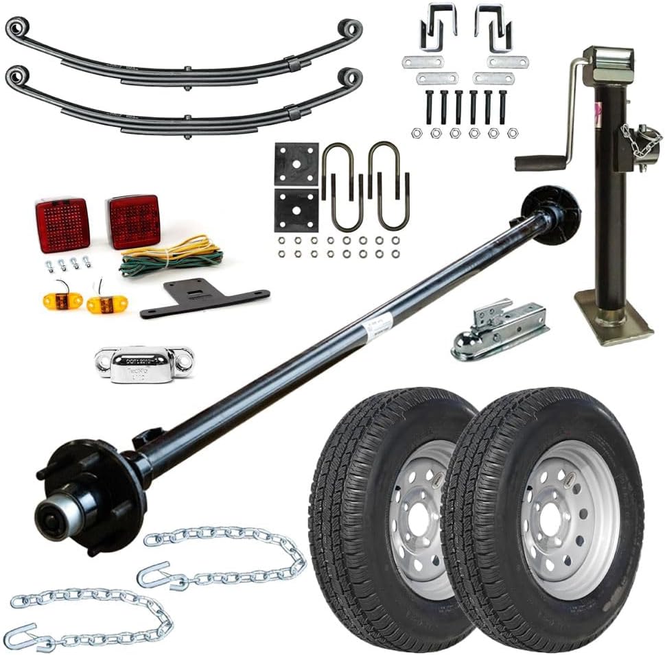 The Trailer Parts Outlet - 10SN - 10'x8'2" Snowmobile Tilt Deck Trailer Kit - 14 How-to Steps