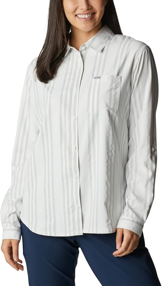 Amazon.com: Columbia Women's Sun Drifter Woven Long Sleeve, Cool