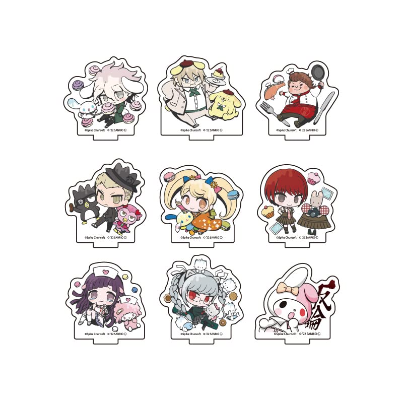 ダンガンロンパ 缶バッジ アクリルぷちスタンド ミニキャラ 王馬小吉 