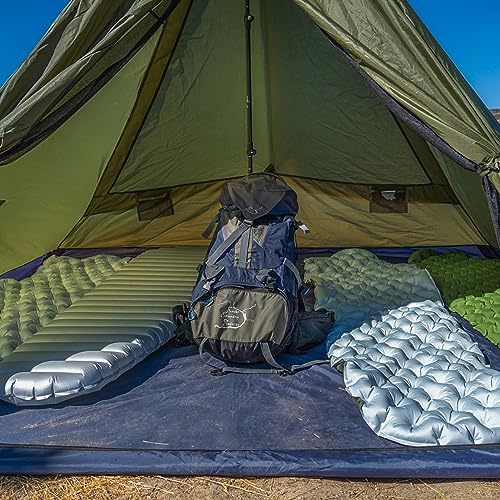 Trekker Tent 4 with Carbon Trekking Poles Trekking Pole Tent Lightweight 4 Person Backpacking Tent for Hiking Waterproof Quick Setup 3-Season Ultralight Tent for Camping Hiking Hunting RCP - Thumbnail 7