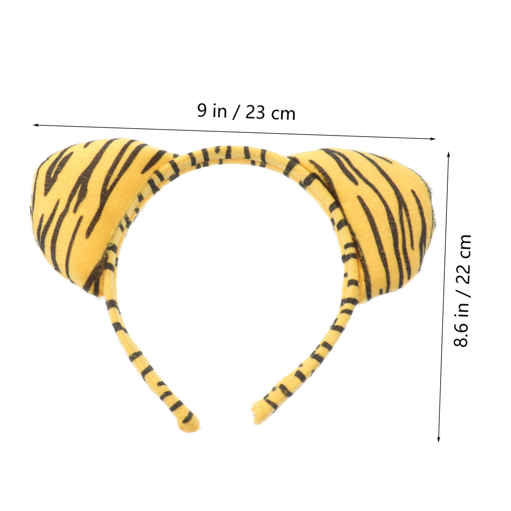 OATIPHO 6Pcs Cartoon Animal Hair Hoops for Adorable Animal Headbands Dog Giraffe Zebra Pig Creative Costume Props for Festivals and Performance