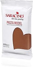 Saracino Pasta di Zucchero Model Marrone per Modellaggio da 250 g senza Glutine Made in Italy