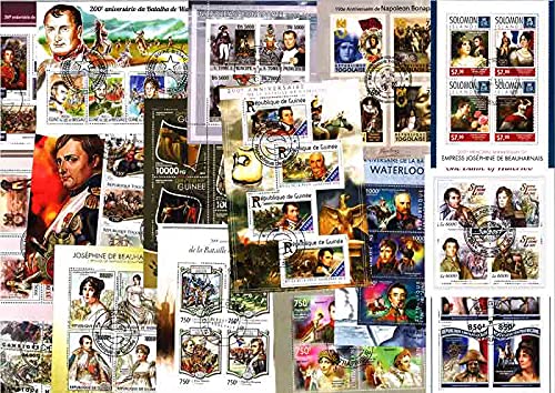 ISB Collection 10 Bloques de Sellos Napoleon diferentes