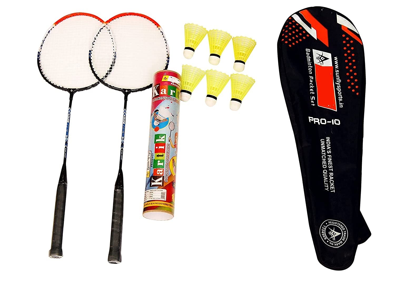 TS Playy Badminton Racket Beginner Professional Practice Racquets Set of 2 with Free Cover (Color May Vary) (B08MCLDR2Q) Amazon Price History, Amazon Price Tracker