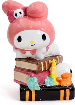 My Melody Spooky Library Figurine, 5.5" L x 4.75" W x 7.125" H Created by Blue Sky Clayworks