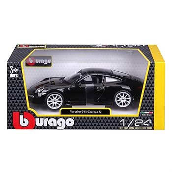 Amazon | Bburago（ブラーゴ） 1/24 ポルシェ 911 カレラS ブラック