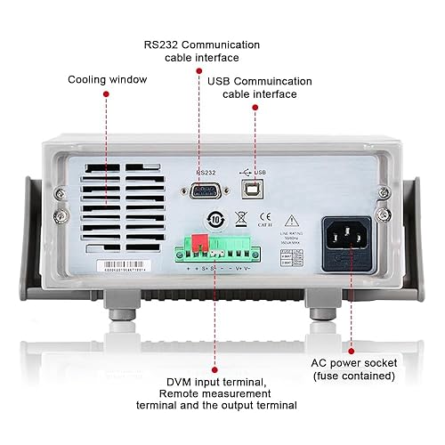 Miniatura 3 de ITECH 600W10A150V Fuente de alimentación programable de CC de amplio rango IT6953A, fuente de alimentación de laboratorio variable, conmutación