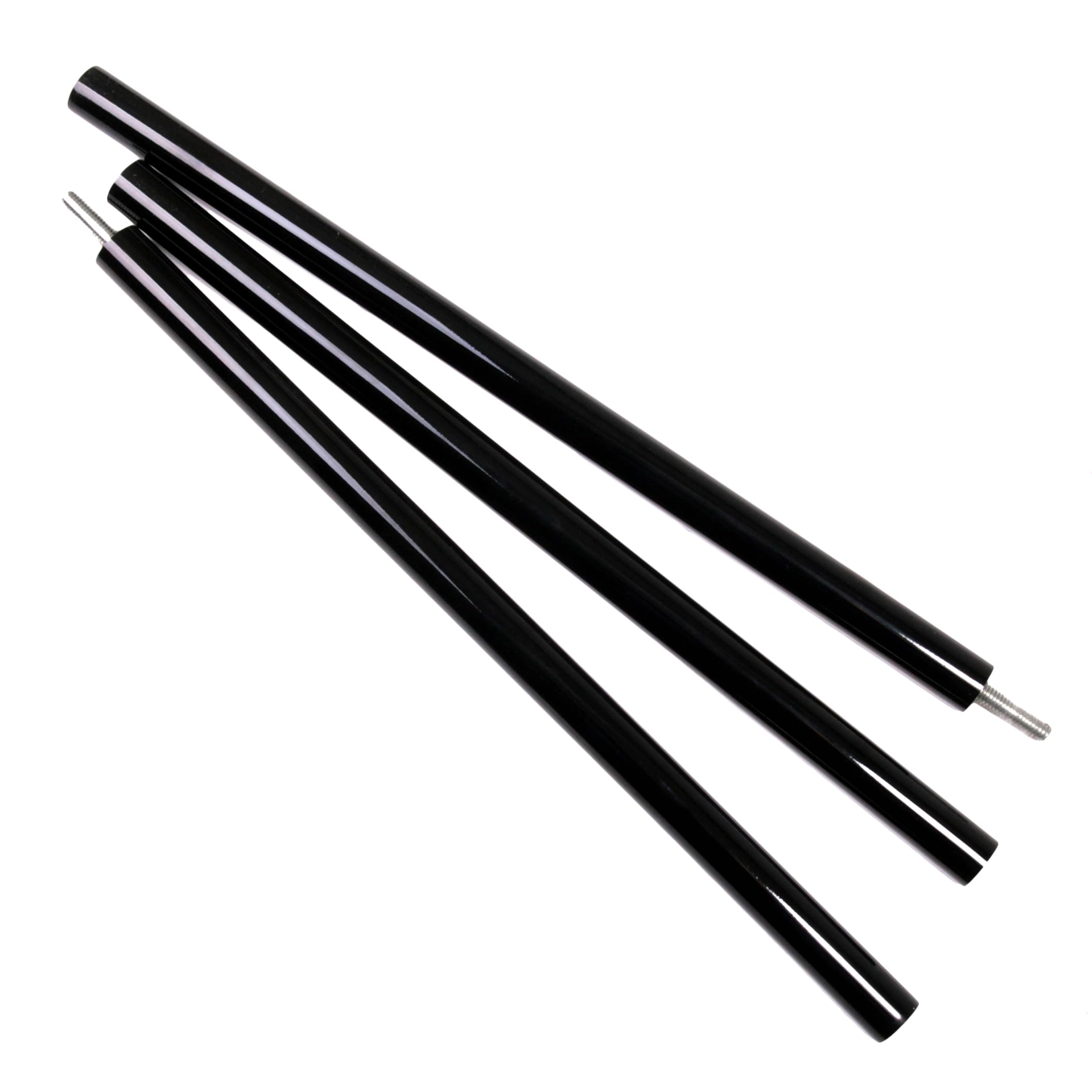 DEPICE Bâton Long en Carbone (Graphite), 182 cm, env. 970 g, en Trois Parties, vissable, revêtement en Carbone, Noyau en Bois, Vernis Piano