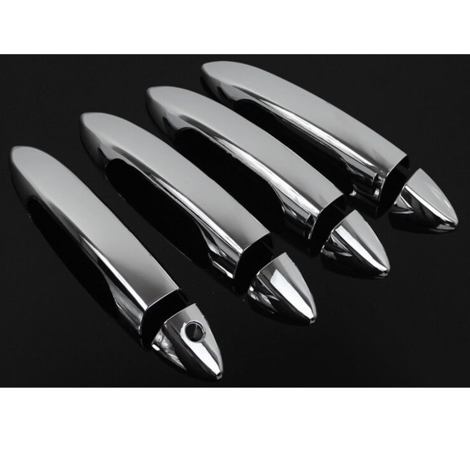 Cache poignée carbone pour Honda Pilot et Passport | Finition chrome argentée haute résistance