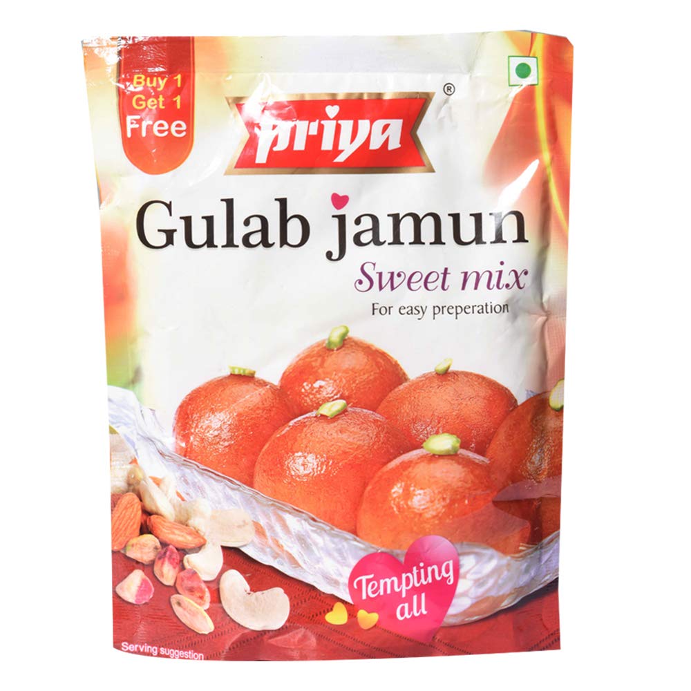 Priya Gulab Jamun Sweet Mix, 175g (Pack of 2)-Easy to Make Soft & Delicious -Mouth-Watering Indian Mithai I Total 350gm (B002IOV1PY) Amazon Price History, Amazon Price Tracker