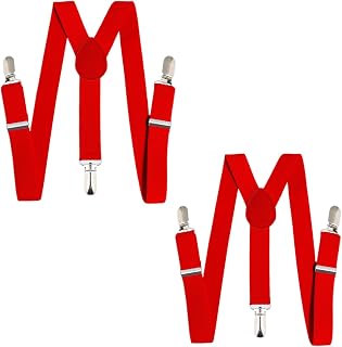 Kids Suspenders Adjustable Y-Back Boys and Girls Suspenders Toddler Suspender for Wedding Halloween Cosplay