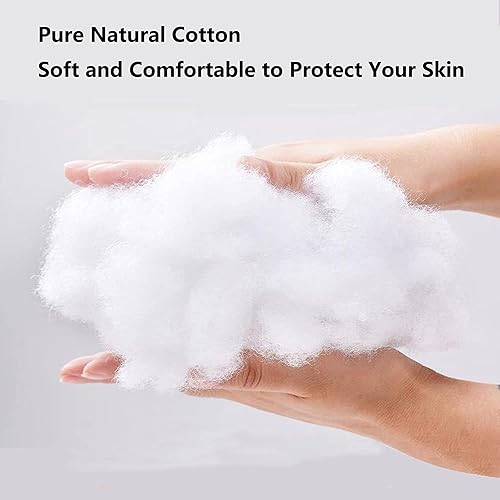 Miniatura 6 de 2 paquetes de 160 hisopos de algodón de seguridad con punta grande, capullos de algodón para bebé