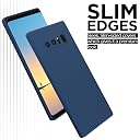 Pikkme Samsung Galaxy Note 8 Back Cover Soft Matte Liquid Silicone TPU | Camera Protection | Shockproof Slim Back Case for Samsung Galaxy Note 8 (Blue) gallery image