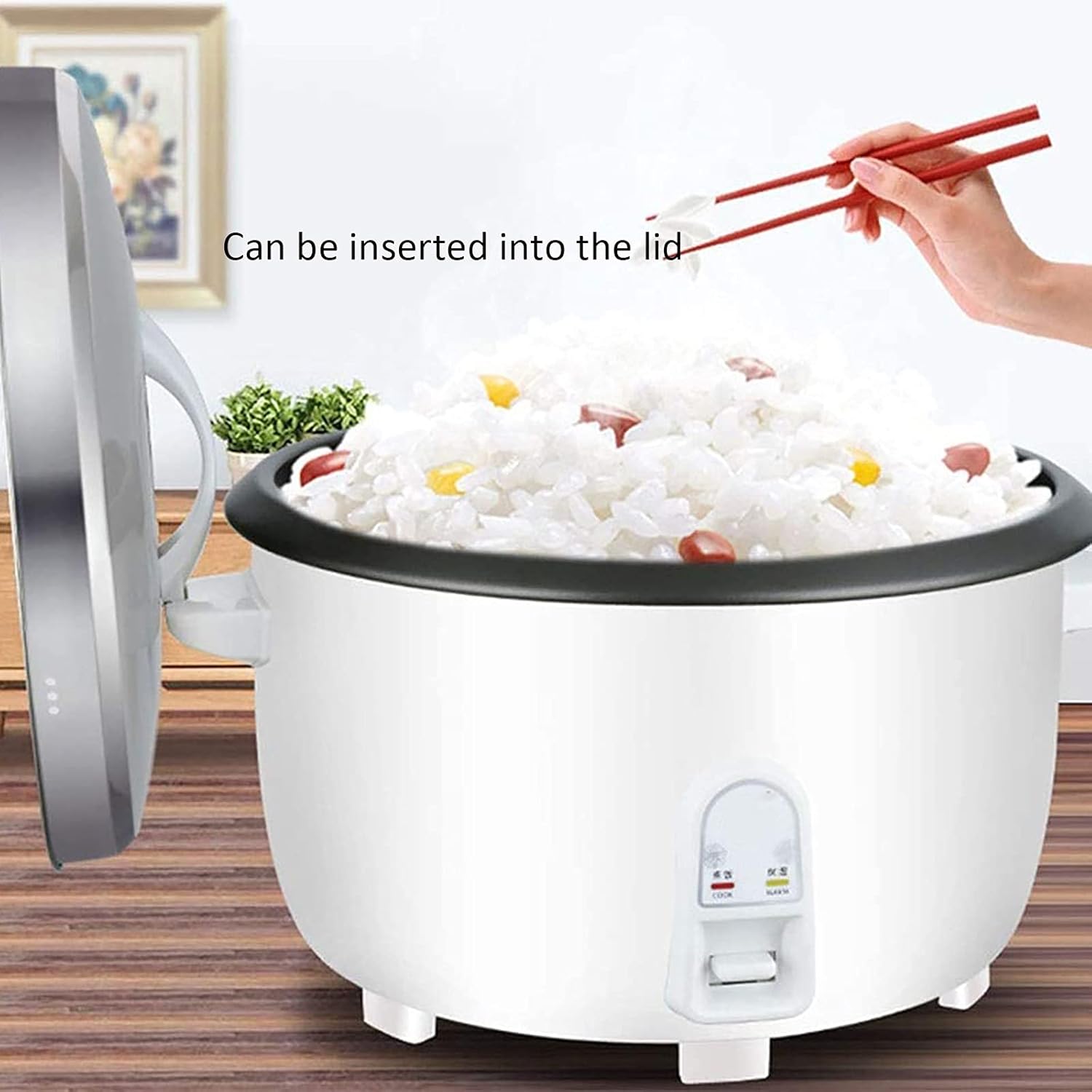 Commercial Rice Cooker - Steame (8L~45L) Large Capacity Rice Cooker，for Restaurants, Canteens, Schools, 220-240V US/EU Power(45L)