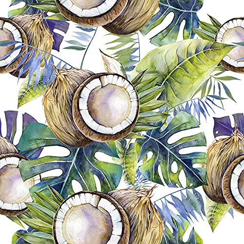 Papier peint latex feuilles tropicales avec impression haute définition durable - 3