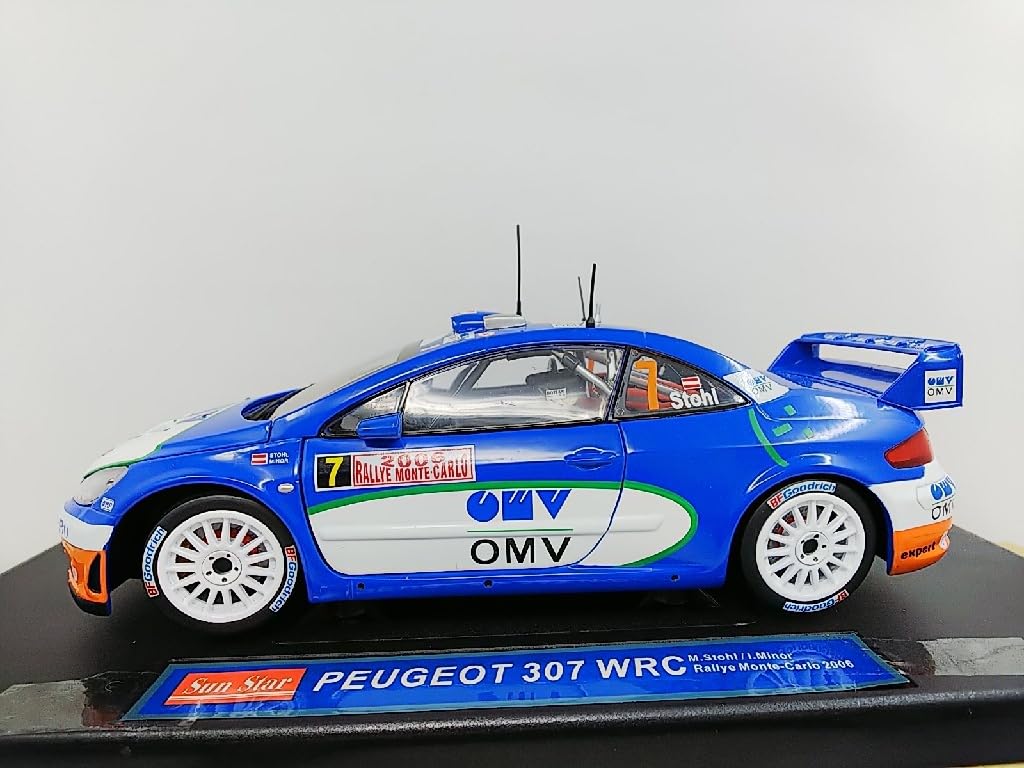 Amazon | □ Sun Starサンスター 1/18#4693 PEUGEOT 307 WRC プジョー