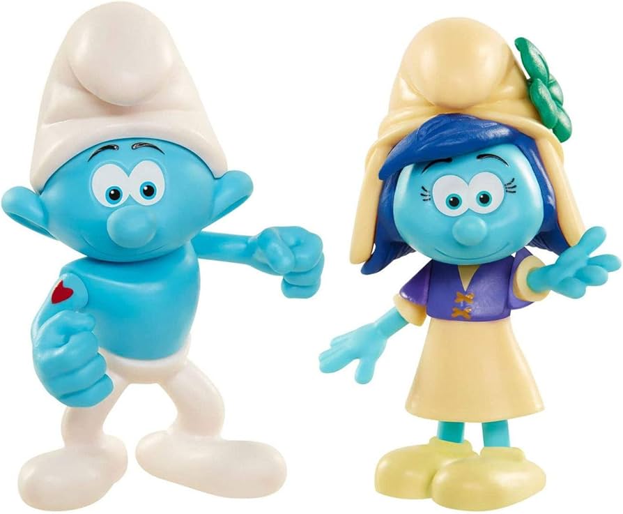 Amazon.co.jp: Smurfs 5.7cm Figures, Hefty Smurf and Smurfstorm