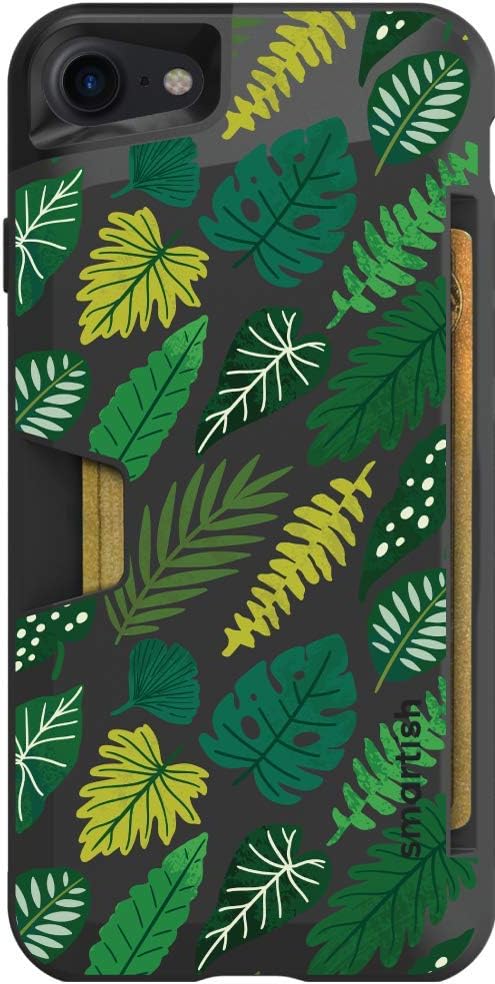 Smartish - Leaf Me Alone - iPhone SE Wallet Case - Wallet Slayer Vol. 1 [Slim + Protective] Credit Card Holder - Drop Tested Hidden Card Slot Cover Compatible with Apple iPhone SE / 8/7