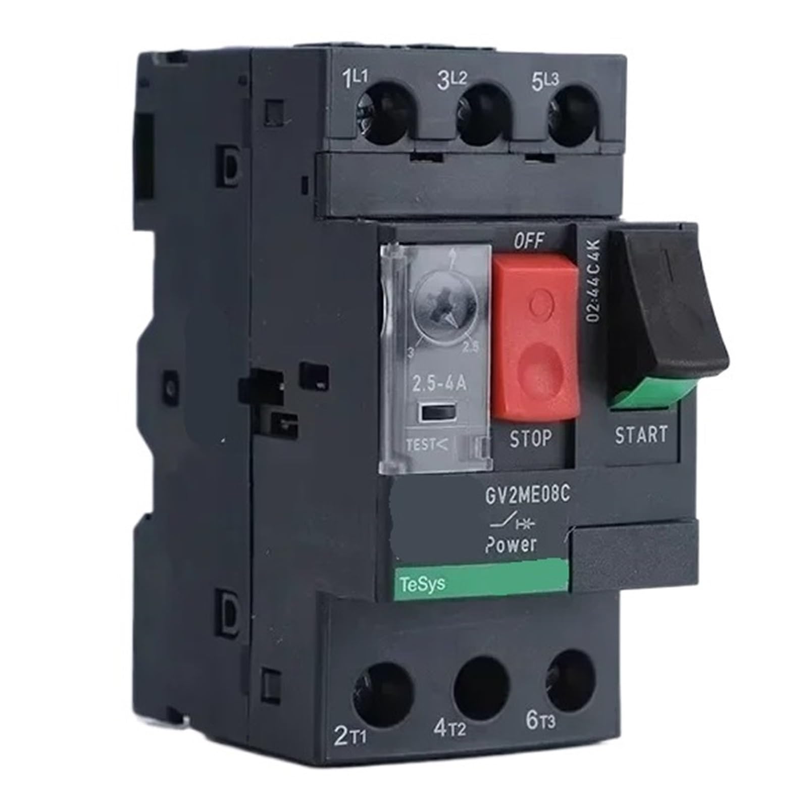 CLBSWYEJK Motor Circuit Breaker Switch Button GV2ME01C/02C/03C/04C/05C/06C/07C/08C/10C/14C/16C/20C/21C/22C/32C(GV2ME01C)
