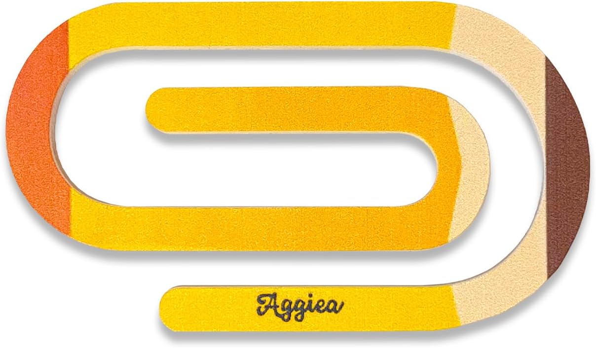 Personalized Jumbo Paper Clips Teacher Appreciation Gift Custom Wooden Bookmark Clip Name Holder for Teachers Reading Decor (Personalized)