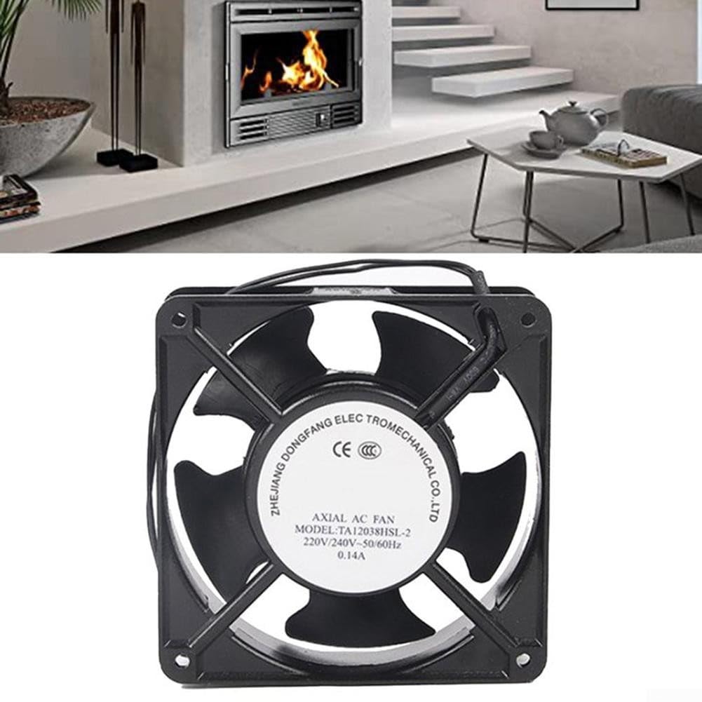 Ventilatore assiale per cassetta del camino inseribile, ad alta temperatura, lame metalliche, ventola di raffreddamento del forno della lama del metallo