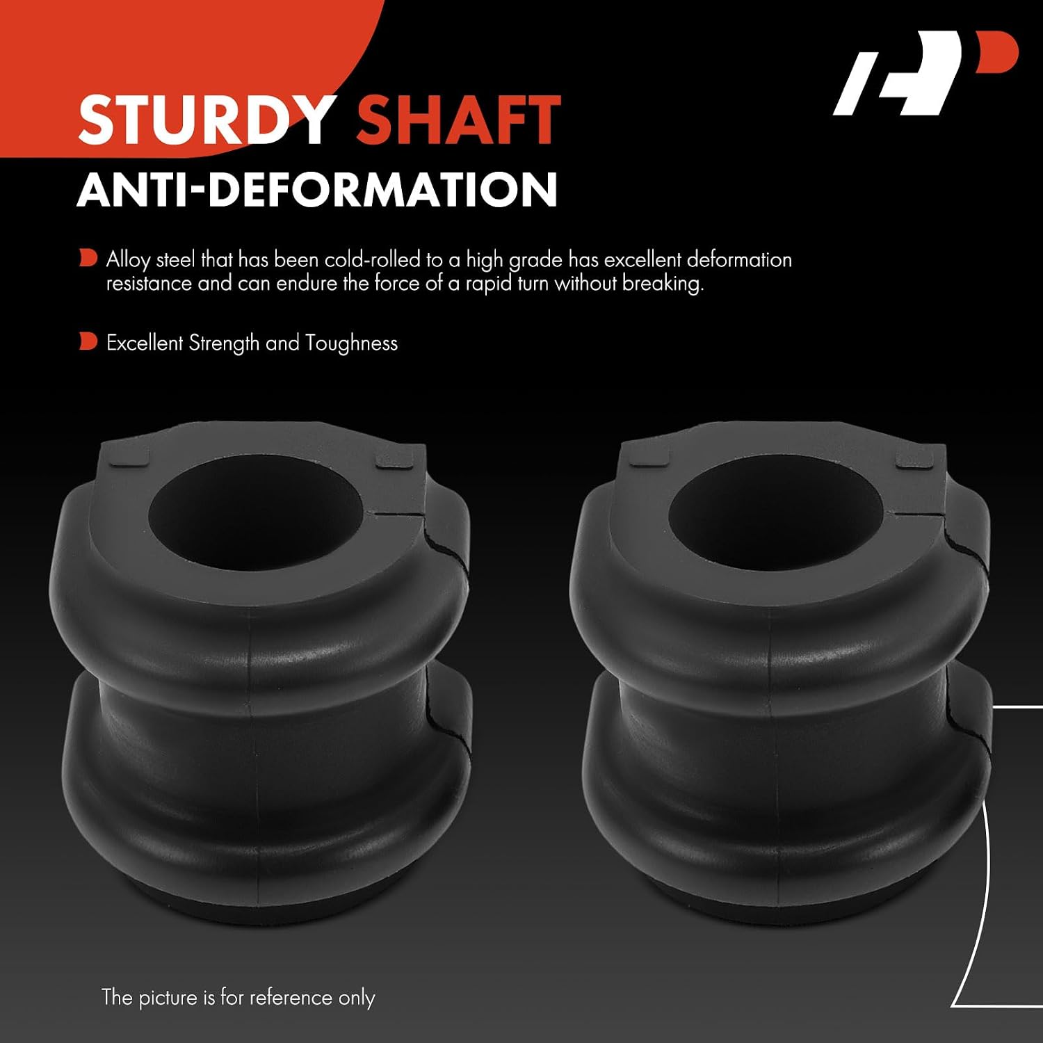 A-Premium 2 x Front To Frame Sway Bar Bushing Kit, Compatible with Hyundai Sonata 2008-2010, Azera 2011-2016, Veracruz 2007-2012