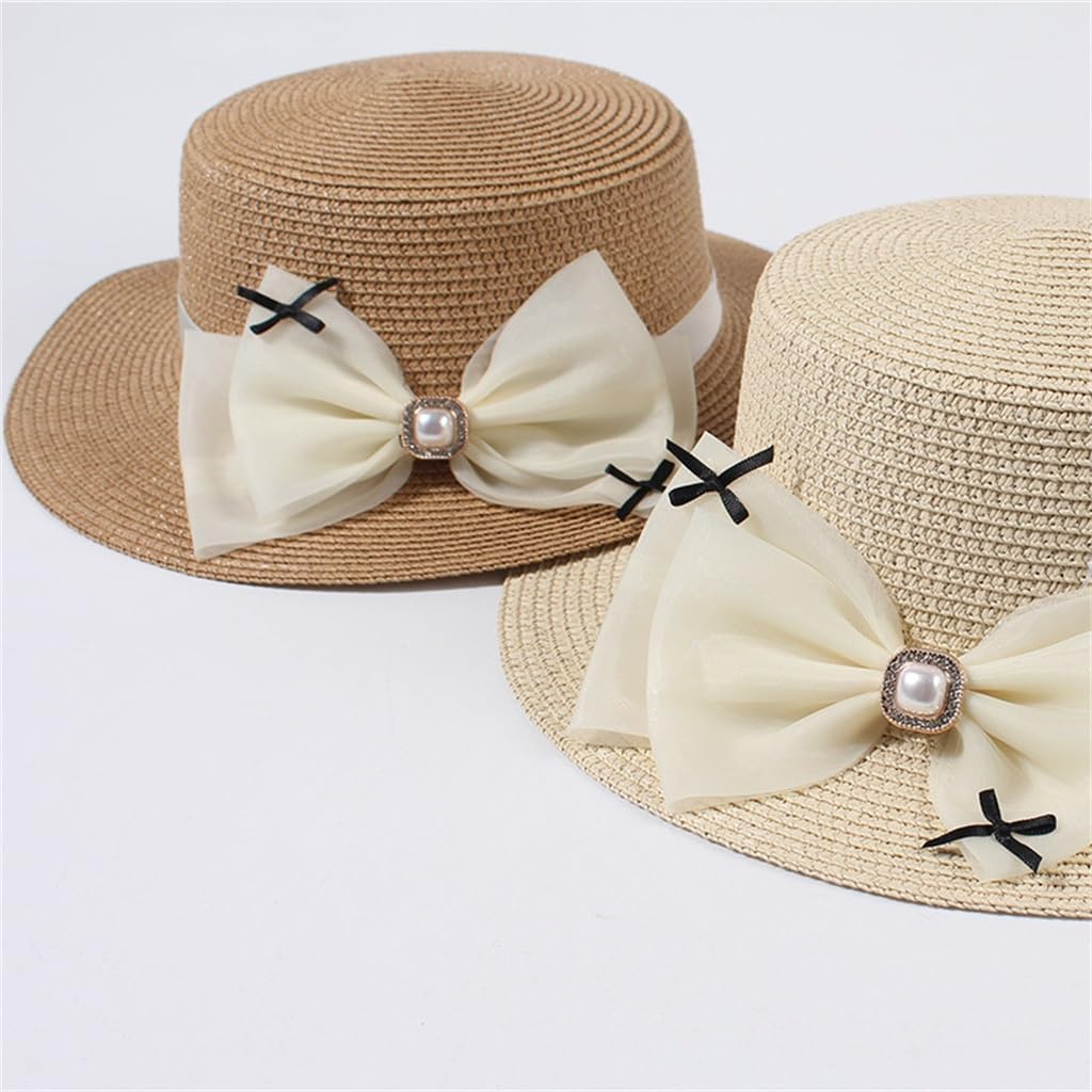 Tidal Sunshade Sunblock Beach Hat Temperament Large Brim Foldable Bow Fisherman